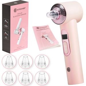 Knikker Blackhead Remover Vacuum - Mee Eter Verwijderaar - Roze