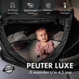 Deryan Peuter Luxe Campingbedje – Inclusief Zelfopblaasbare Matras - Zwart