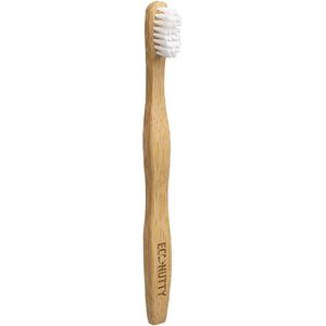 Eco Nutty - Bamboe Tandenborstel voor Kinderen – 96% Biologisch Afbreekbaar – Nylon Haren - Duurzaam - Plasticvrij - Kids