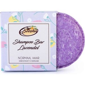 Beesha Shampoo Bar Lavendel | 100% Plasticvrije en Natuurlijke Verzorging | Vegan, Sulfaatvrij en Parabeenvrij | CG Proof