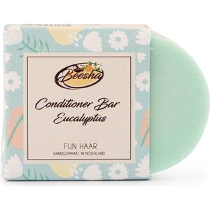Beesha Conditioner Bar Eucalyptus | 100% Plasticvrije en Natuurlijke Verzorging | Vegan, Sulfaatvrij en Parabeenvrij | CG Proof