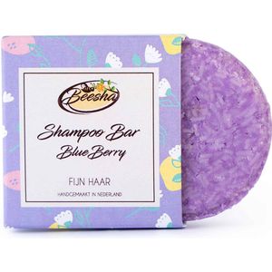 Beesha Shampoo Bar Blue Berry | 100% Plasticvrije en Natuurlijke Verzorging | Vegan, Sulfaatvrij en Parabeenvrij | CG Proof
