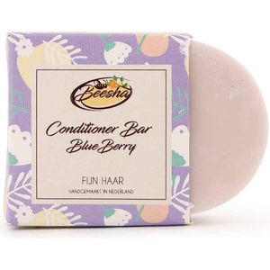 Beesha Conditioner Bar Blueberry | 100% Plasticvrije en Natuurlijke Verzorging | Vegan, Sulfaatvrij en Parabeenvrij | CG Proof