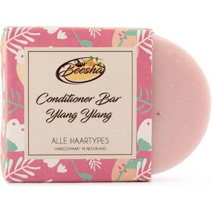 Beesha Conditioner Bar Ylang Ylang | 100% Plasticvrije en Natuurlijke Verzorging | Vegan, Sulfaatvrij en Parabeenvrij | CG Proof
