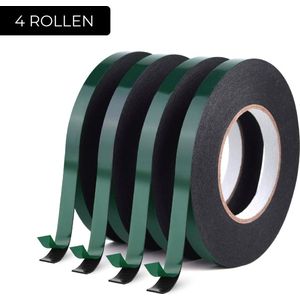 24ME® 10M Dubbelzijdig Foam Tape - Zwart - Montagetape - Ook Geschikt Voor Hobby