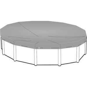 Afdekzeil voor rond zwembad 500cm (zeilmaat 560)