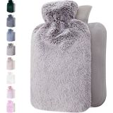 Qomfor - Kruik - Lichtgrijs - 1,8 Liter - Extra Zachte Hoes