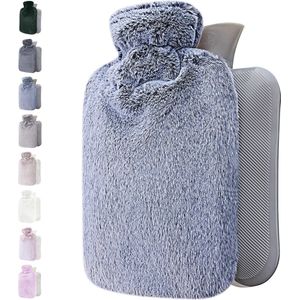 Qomfor - Warmwaterkruik - Pluche Hoes - 1,8 Liter