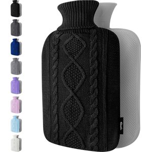 Qomfor - Warmwaterkruik - Gebreide Hoes - 1,8 Liter