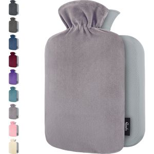 Qomfor - Warmwaterkruik - Fleece Hoes - 1,8 Liter
