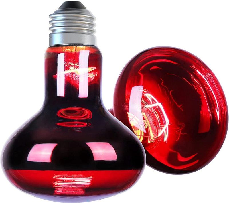 LIROMA® Infrarood lamp - 300W - Infraroodstraler - Lichttherapie - Warmtelamp - Infrarode lamp
