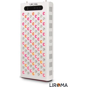 LIROMA® LED Infraroodlamp - 4 Golflengten - Timer - Lichttherapie - Fibromyalgie - Rood Licht Therapie – Collageen Lamp - Infrarood sauna - Red light therapy