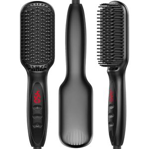 Stijltang Kam - Voor Baard & Hoofdhaar - 3-in-1 - Black Edition