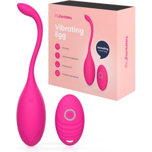 MyFantasy Vibrerend Ei met Afstandsbediening – Roze Tril Ei – Luxe Vibrators voor Vrouwen – Seksspeeltjes voor Koppels