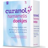 Curanol - Hamamelis Doekjes - 25st - Natuurlijke Ingrediënten - Biologisch Afbreekbaar