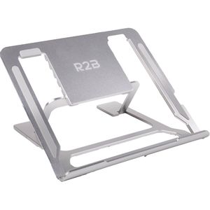 R2B - Laptopstandaard - Verstelbaar - Opvouwbaar - Zilver - Geschikt voor 10 tot 17 inch