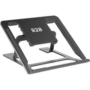 R2B - Laptopstandaard - Verstelbaar - Opvouwbaar - Zwart - 10 tot 17 inch