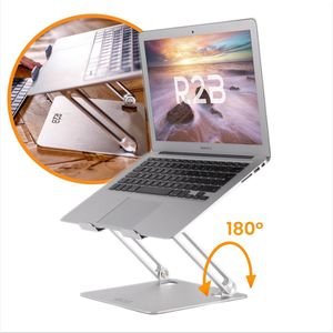 R2B Luxe Laptop Standaard Opvouwbaar - Model Den Bosch - 10 t/m 17 inch - Zilver