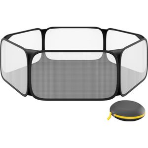 SIMU Lifestyle - Opvouwbare Knaagdieren Ren - Kooi - Zwart - 120 cm