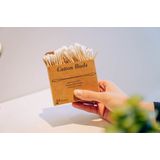 Bamboovement - Bamboe Wattenstaafjes - 100 Stuks - Duurzaam en Milieuvriendelijk