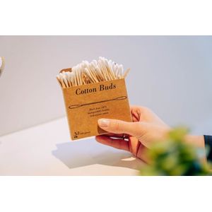 Bamboovement - Bamboe Wattenstaafjes - 100 Stuks - Duurzaam en Milieuvriendelijk