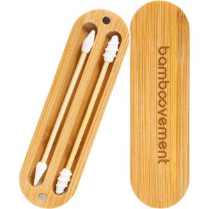 Bamboovement Wattenstaafjes - Bamboe - Wattenschijfjes & -Staafjes - Oorstokjes Herbruikbaar