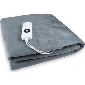 Saaf - Elektrische Onderdeken - Grijs - 150x115 cm - 4 Standen - Met Timer