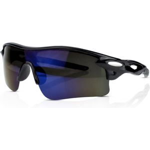 Fietsbril - voor Wielren, Mountainbike, Racefiets - Sportbril - Dames / Heren - Zwart