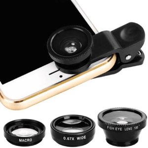 WiseGoods Premium Smartphone Lens Kit - Groothoek Fisheye - iPhone
