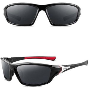 Luxe Polariserende Zonnebril - Sport Zonnebril met Gepolariseerde Glazen - Lichtgewicht - UV400 - Zwart