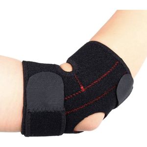 WiseGoods Elleboog Brace voor Tennisarm - Bandage Ondersteuning - Steun Slijmbeursontsteking - Sportblessure - Zwart