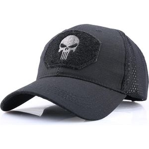 Premium Baseball Cap - Schedel Design - The Punisher - Trucker Pet - Snapbacks - Dames & Heren - One Size - Zwart
