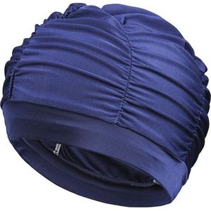 Luxe Badmuts Dames - Douchemuts - Zwemmen - Douch - Bad - Badkamer Accessoires - Elastiek - Marine Blauw