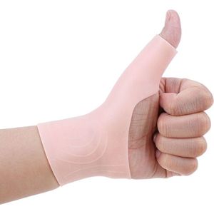 WiseGoods Luxe Gel Polsbrace - Polsbandage - Brace - Duimbrace - Polssteun - Gezondheid - Compressie Bandage - Bandages Beige - L