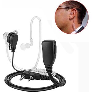 WiseGoods Luxe 2 Pin Headset Met Microfoon - Headsets - Mic - Oortje - Oortjes - Radio Accessoires - Tool - Tools Beveiliging