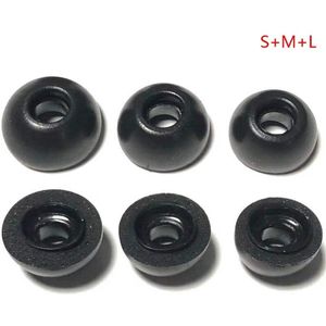 WiseGoods Premium Oorkussens Geschikt Voor Airpods Pro - Airpod Oor Kussen - Memory Foam - Accessoires Oordopjes - Zwart S/M/L