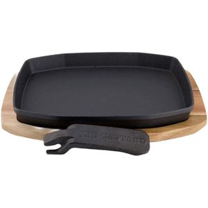 The Bastard - Sizzling plate & houder - Skillet - Compact/Medium