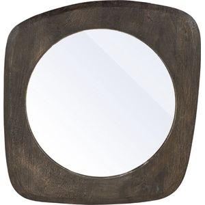 Moku - Spiegel - Zwart - 63 x 58 x 1.75 cm