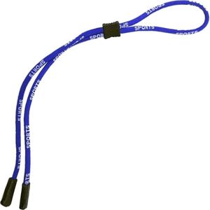 Fako Bijoux® - Brillenkoord - Nylon Tube - Sports - Blauw