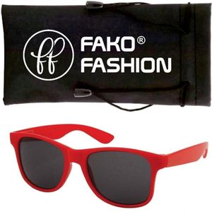 Fako Fashion® - Kinder Zonnebril Classic - Jongens Zonnebril - Meisjes Zonnebril - Rood