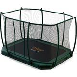 Avyna Veiligheidsnet gebogen palen tbv trampoline 352 - L520 x B305 - Groen