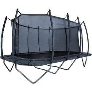 Avyna Trampoline Veiligheidsnet 520x305 Grijs | Compleet