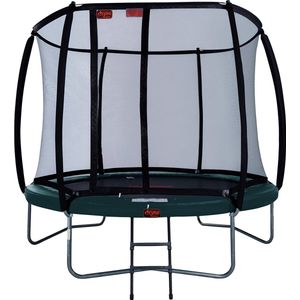 Trampoline Avyna Pro-Line 10 + Royal Class Veiligheidsnet + Ladder Groen