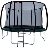 Avyna Pro-Line 12 trampoline Ø365cm + Royal Class Net & gratis Trapje – Groen