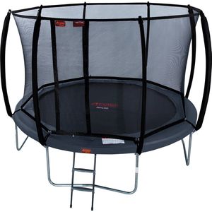 Avyna Trampoline Opbouw Ø430 met veiligheidsnet – Grijs