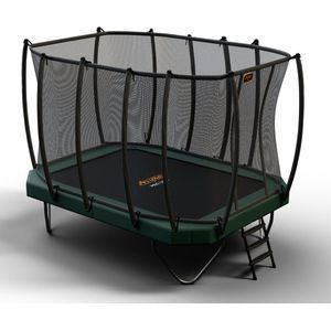 Trampoline Avyna Pro-Line 352 + Royal Class Veiligheidsnet + Ladder Groen