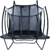 Avyna Trampoline Opbouw 520x305 (352) met net – Grijs