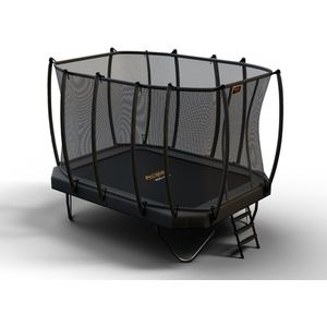Avyna Pro-Line trampoline 352 - 520x305 cm + Royal Class Veiligheidsnet & gratis Trapje - Grijs