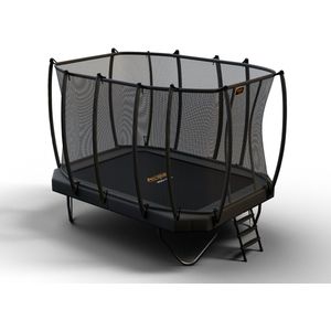 Avyna Trampoline Opbouw 520x305 (352) met net – Grijs