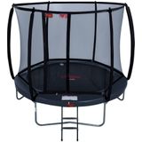 Trampoline Avyna Pro-Line 430 + Royal Class Veiligheidsnet + Ladder Grijs